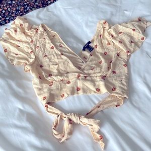 {Forever 21} cropped blouse